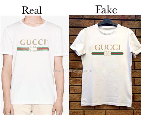 gucci logo shirt fake|how to tell authentic gucci.